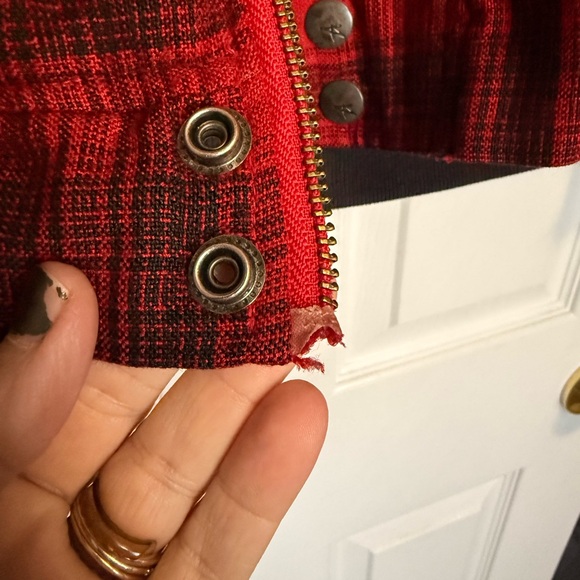 Vintage Altamont Skate Red Plaid Hooded Jacket - Picture 5 of 8